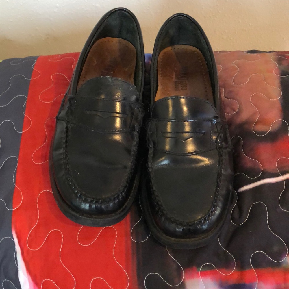 Black Loafers all leather